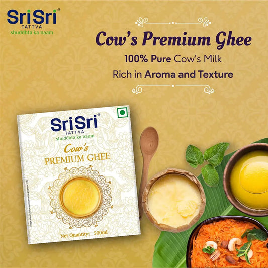Sri Sri Tattva Cow’s Premium Ghee, 500 ml