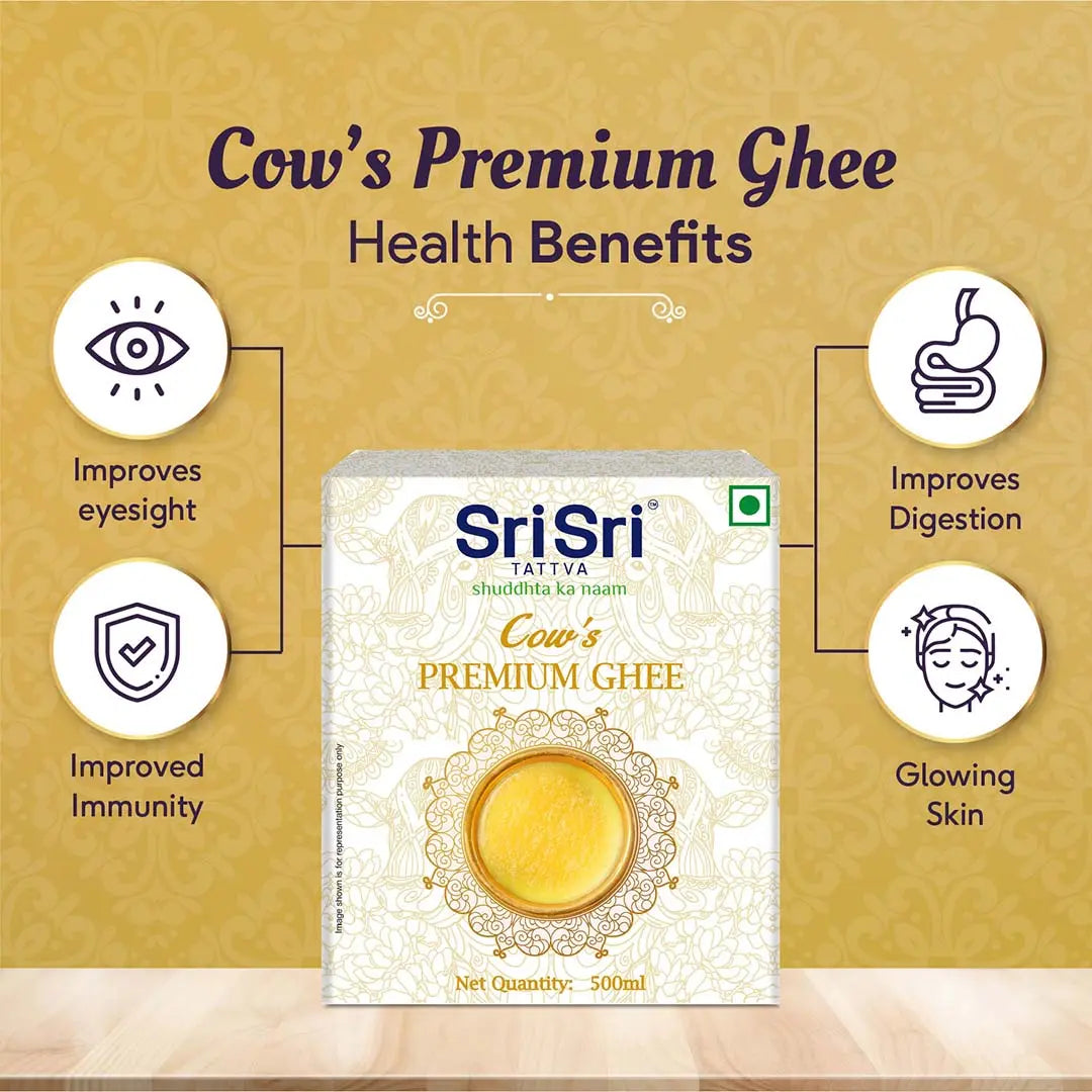 Sri Sri Tattva Cow’s Premium Ghee, 500 ml