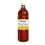 Sri Sri Tattva Premium Kachi Ghani Mustard Oil Bottle, 200 ml