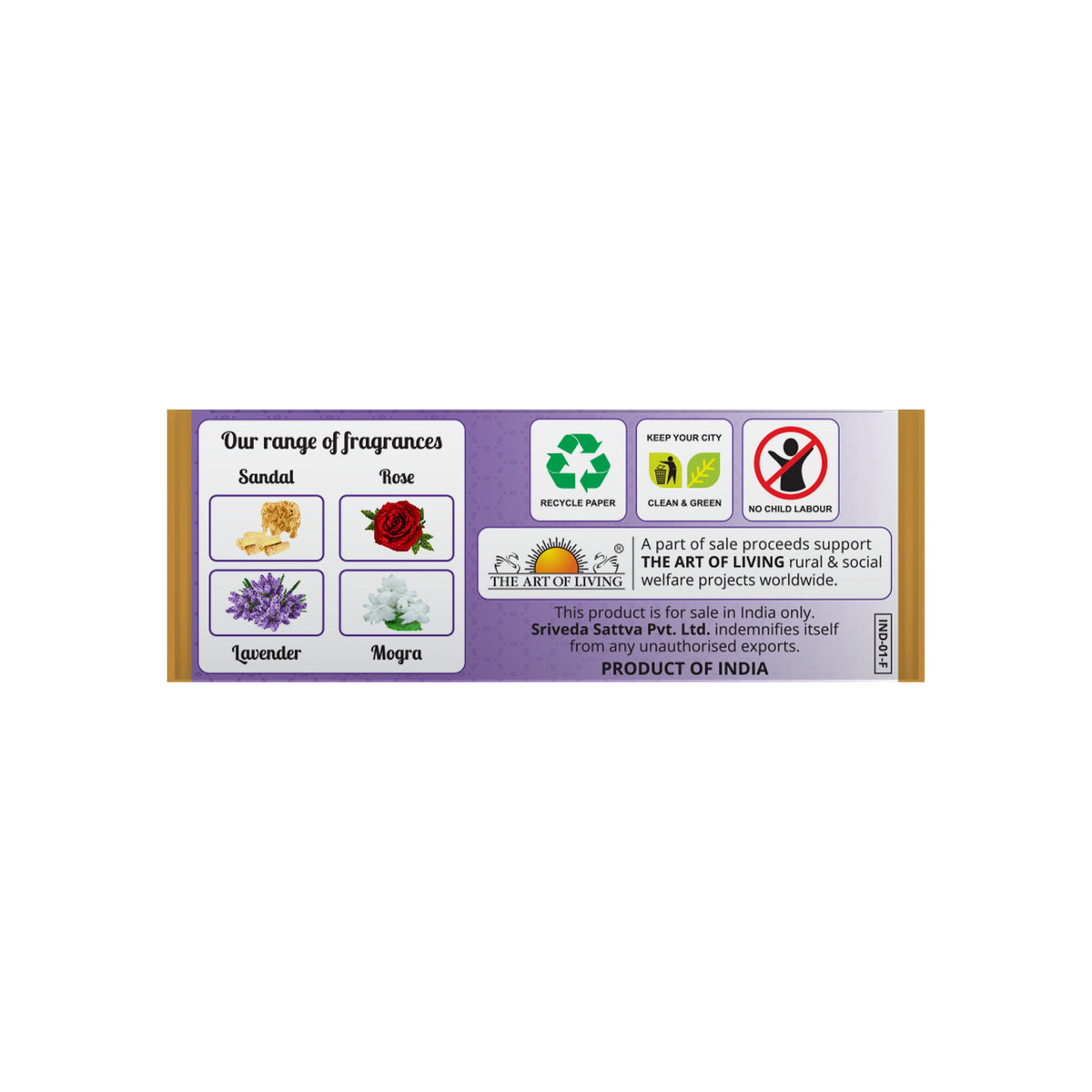 Sri Sri Tattva Premium Lavendar Incense Cones For Pooja | 12 Dhoop Cones | Fragrances – Natural Lavendar | Free Stand | 25 g