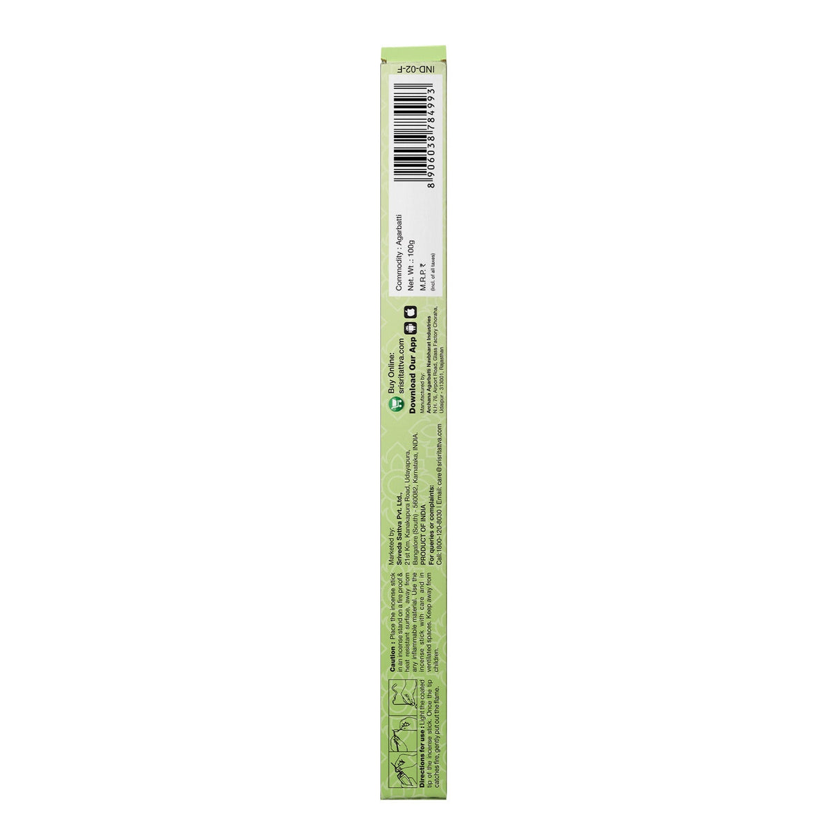 Sri Sri Tattva Premium Mogra Incense Sticks For Pooja | 13 Agarbatti Sticks | Fragrances – Natural Mogra | 20 g