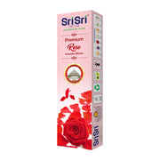 Sri Sri Tattva Premium Rose Incense Sticks For Pooja | 55 Agarbatti Sticks | Fragrances – Natural Rose | 100 g