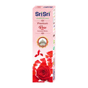 Sri Sri Tattva Premium Rose Incense Sticks For Pooja | 55 Agarbatti Sticks | Fragrances – Natural Rose | 100 g