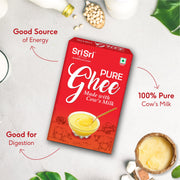 Sri Sri Tattva Pure Ghee 1 L | Made with Cow's Milk