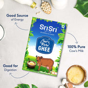 Sri Sri Tattva Cow's Pure Ghee, 1 L | Tetra Pack