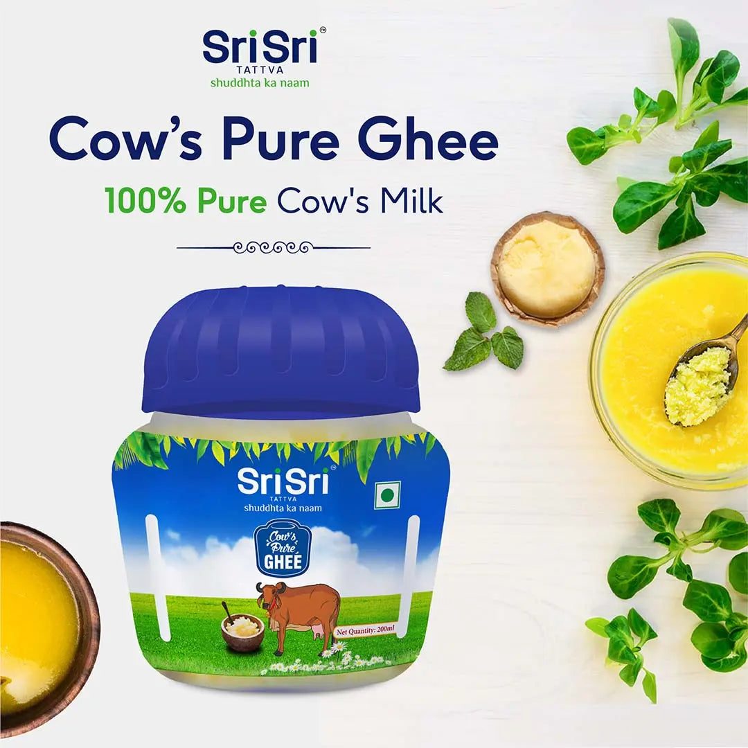 Sri Sri Tattva Cow's Pure Ghee, 200 ml