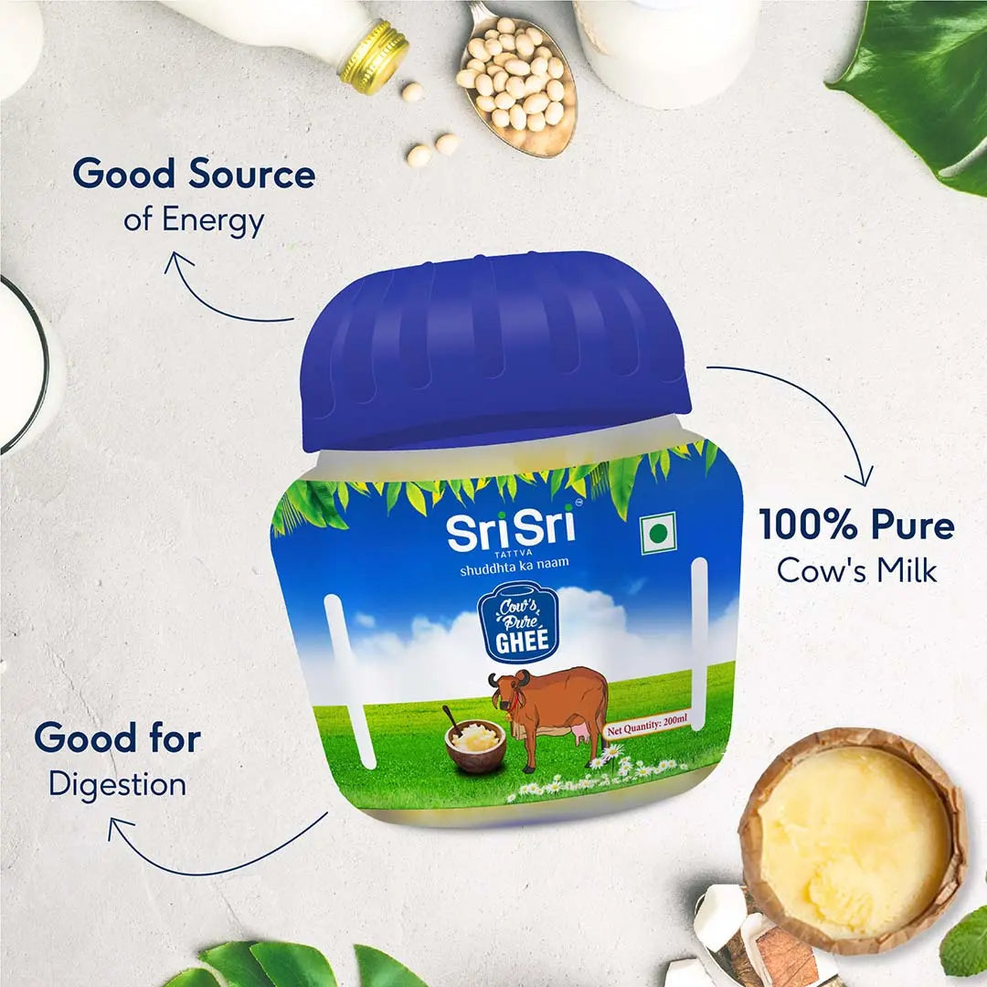 Sri Sri Tattva Cow's Pure Ghee, 200 ml