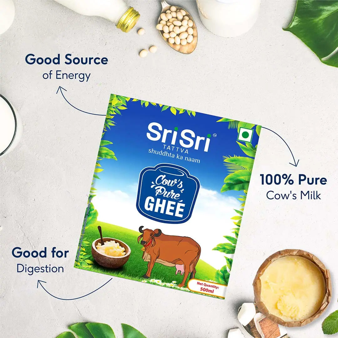 Sri Sri Tattva Cow's Pure Ghee, 500 ml