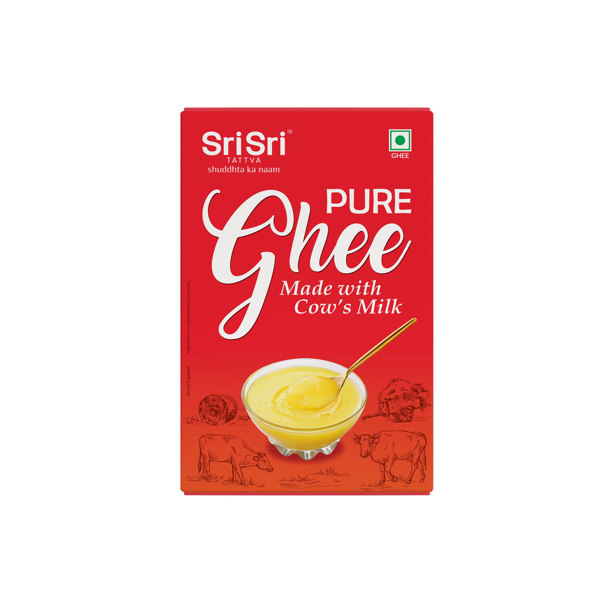 Sri Sri Tattva Pure Ghee 1 L | Made with Cow's Milk