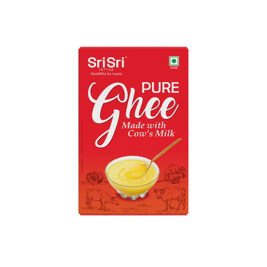 Sri Sri Tattva Pure Ghee 1 L | Made with Cow's Milk