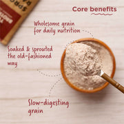 Two Brothers Organic Farms Sprouted Ragi Flour - Nachni Satva