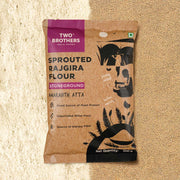Two Brothers Organic Farms Sprouted Rajgira Atta (Sprouted Amaranth Flour), 500 gms