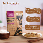 Two Brothers Organic Farms Sprouted Rajgira Atta (Sprouted Amaranth Flour), 500 gms