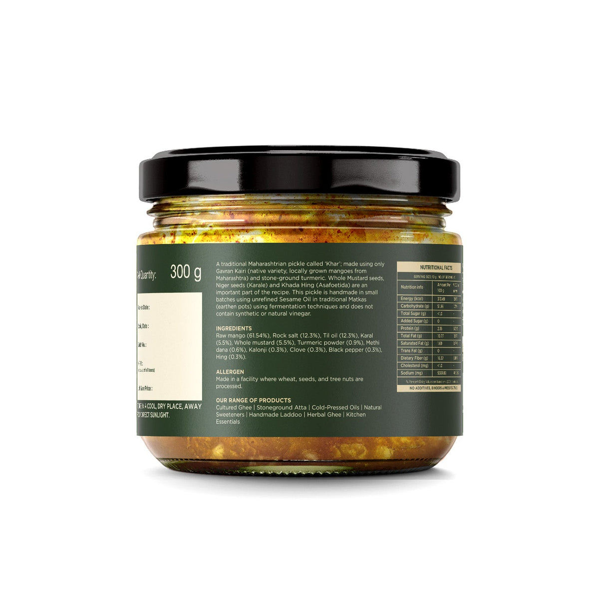 Two Brothers Organic Farms Raw Mango Pickle
