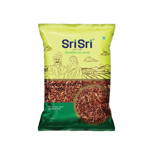 Sri Sri Tattva Superior Healthy Red Rice, 1 kg