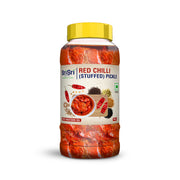 Sri Sri Tattva Red Chilli (Stuffed) Pickle , 500 g