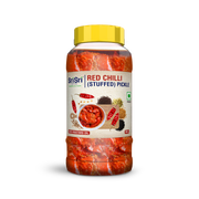 Sri Sri Tattva Red Chilli (Stuffed) Pickle , 500 g