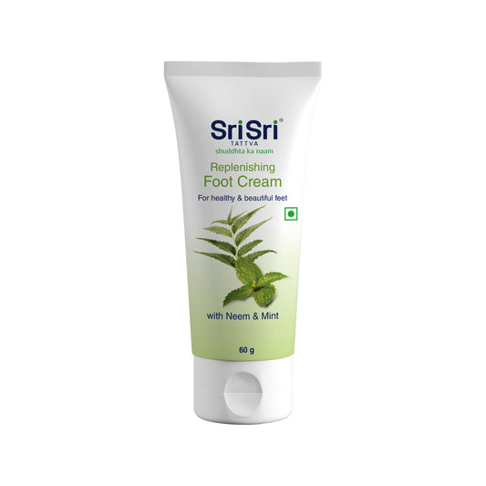 Sri Sri Tattva Replenishing Foot Cream - For Healthy & Beautiful Feet, 60 g