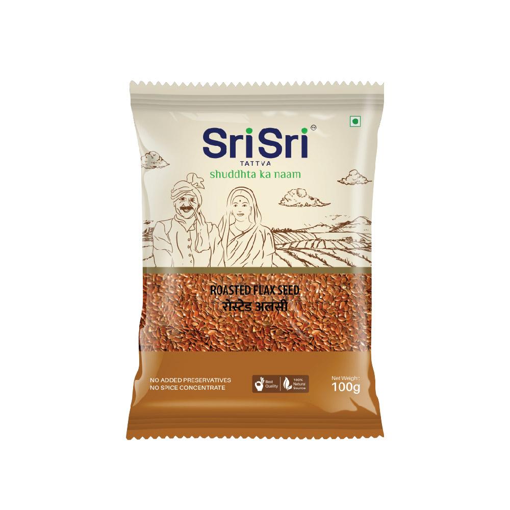 Sri Sri Tattva Roasted Flaxseed - Atasi, 100 g