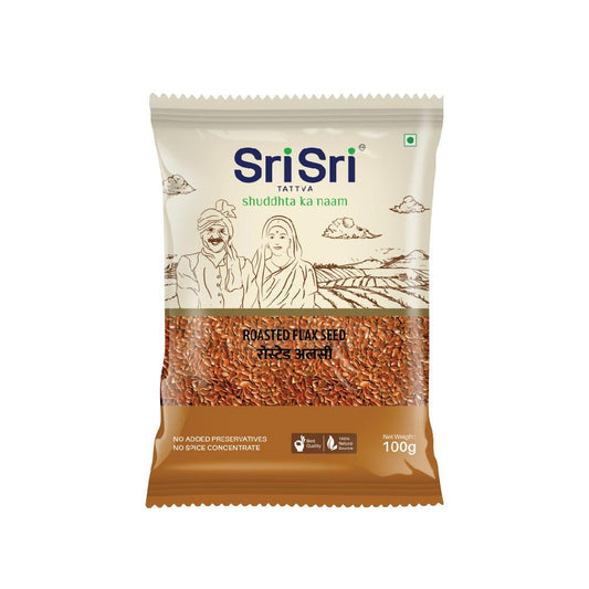 Sri Sri Tattva Roasted Flaxseed - Atasi, 100 g