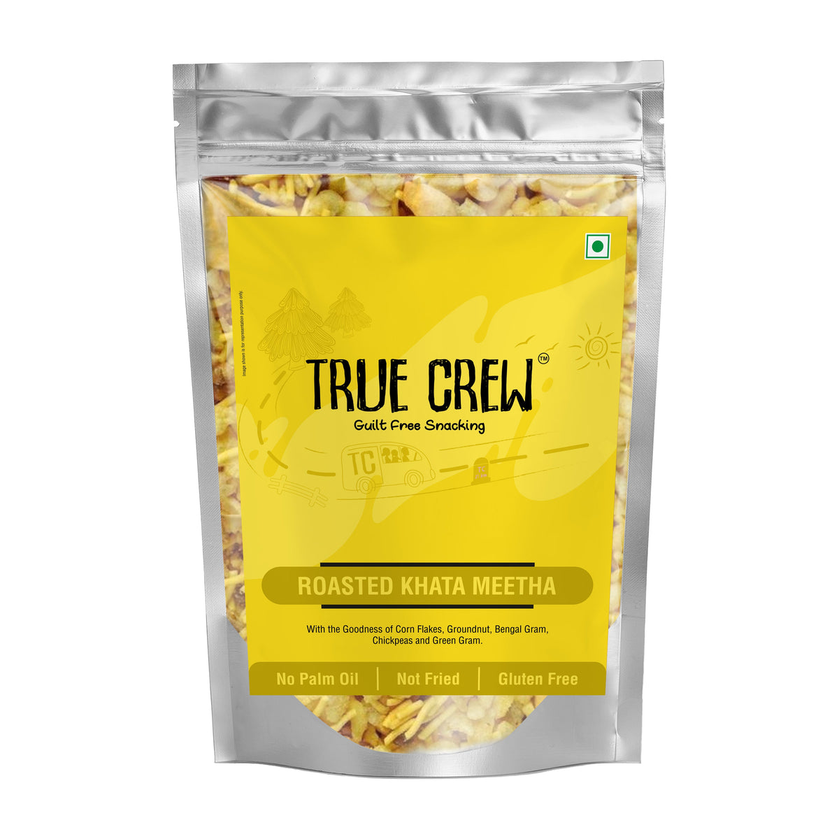 Sri Sri Tattva TRUE CREW Roasted Khata Meetha Pouch | 150 g