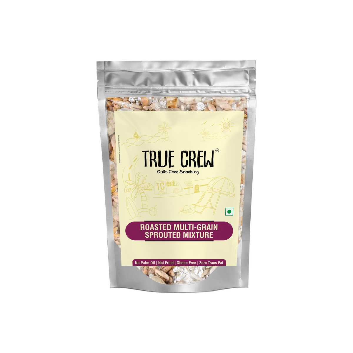 Sri Sri Tattva TRUE CREW Roasted Multigrain Sprouted Mixture, 200g
