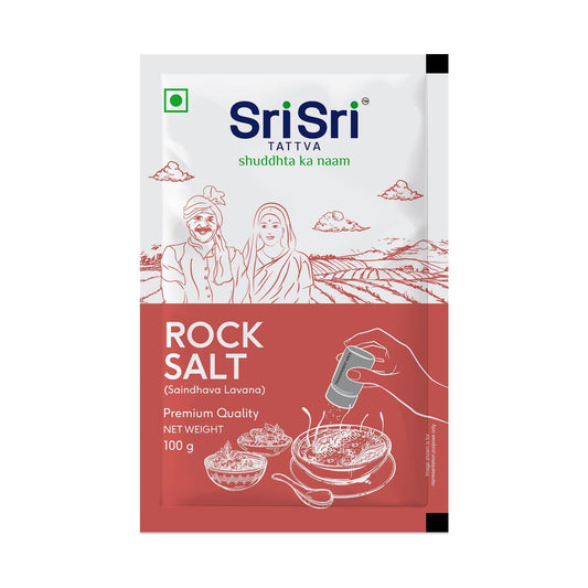 Sri Sri Tattva Rock Salt - Premium Quality, 100g