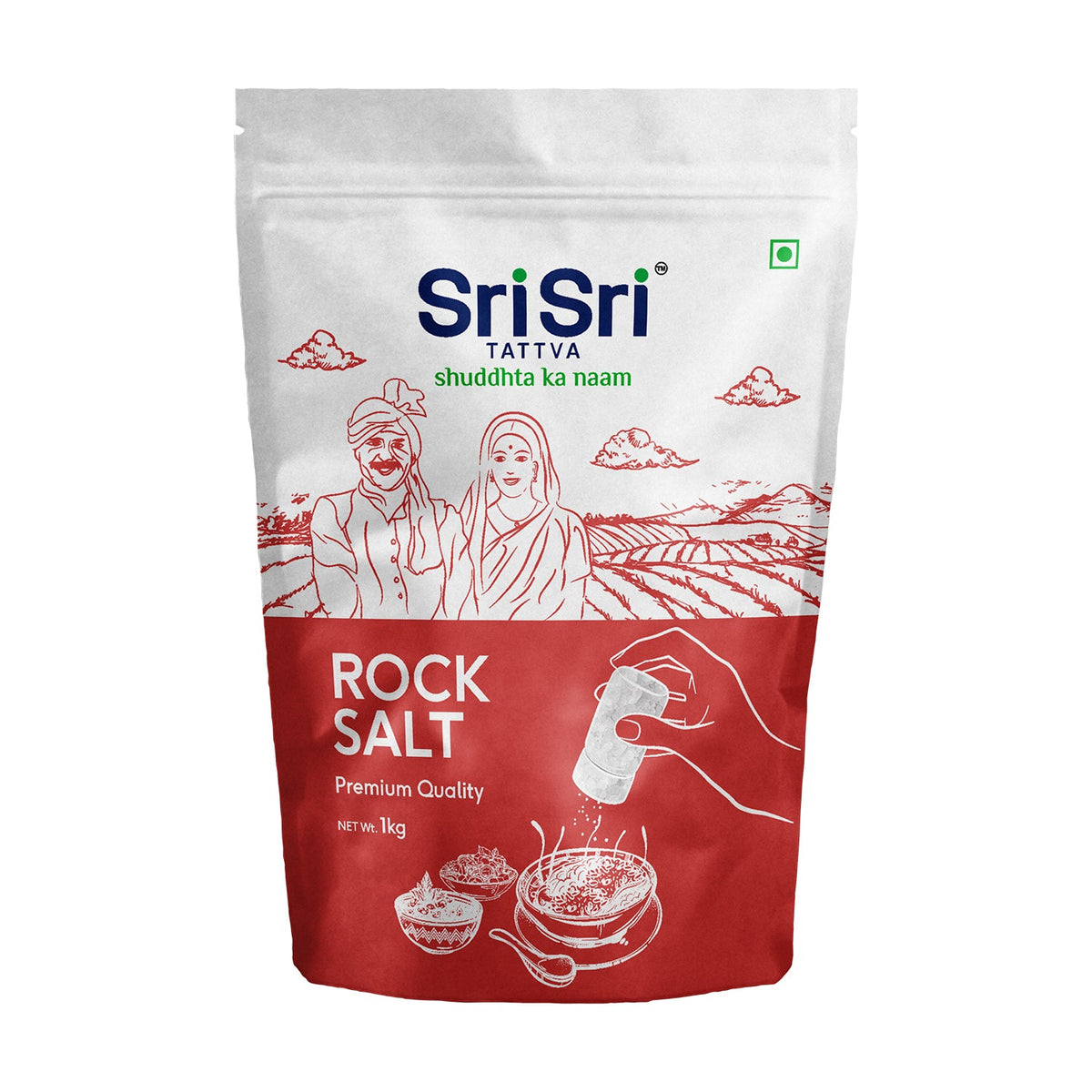 Sri Sri Tattva Rock Salt - Premium Quality, 1 kg