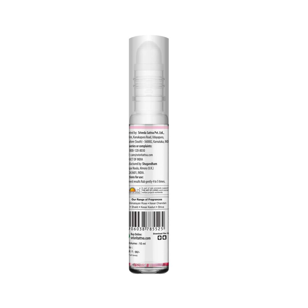 Sri Sri Tattva Roll On Perfume Himalayan Rose, 10 ml