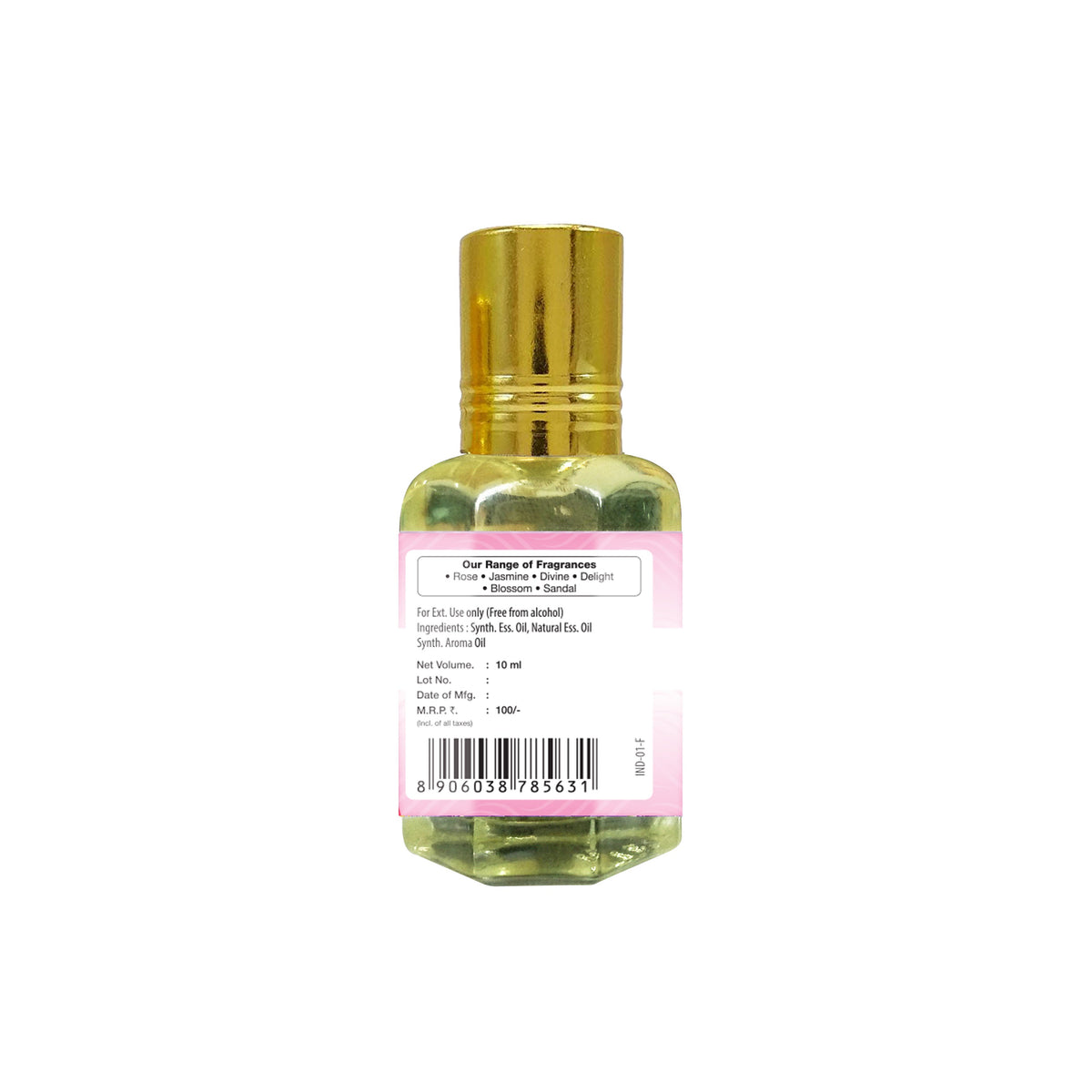 Sri Sri Tattva Aroma - Rose - Roll on Perfume, 10 ml