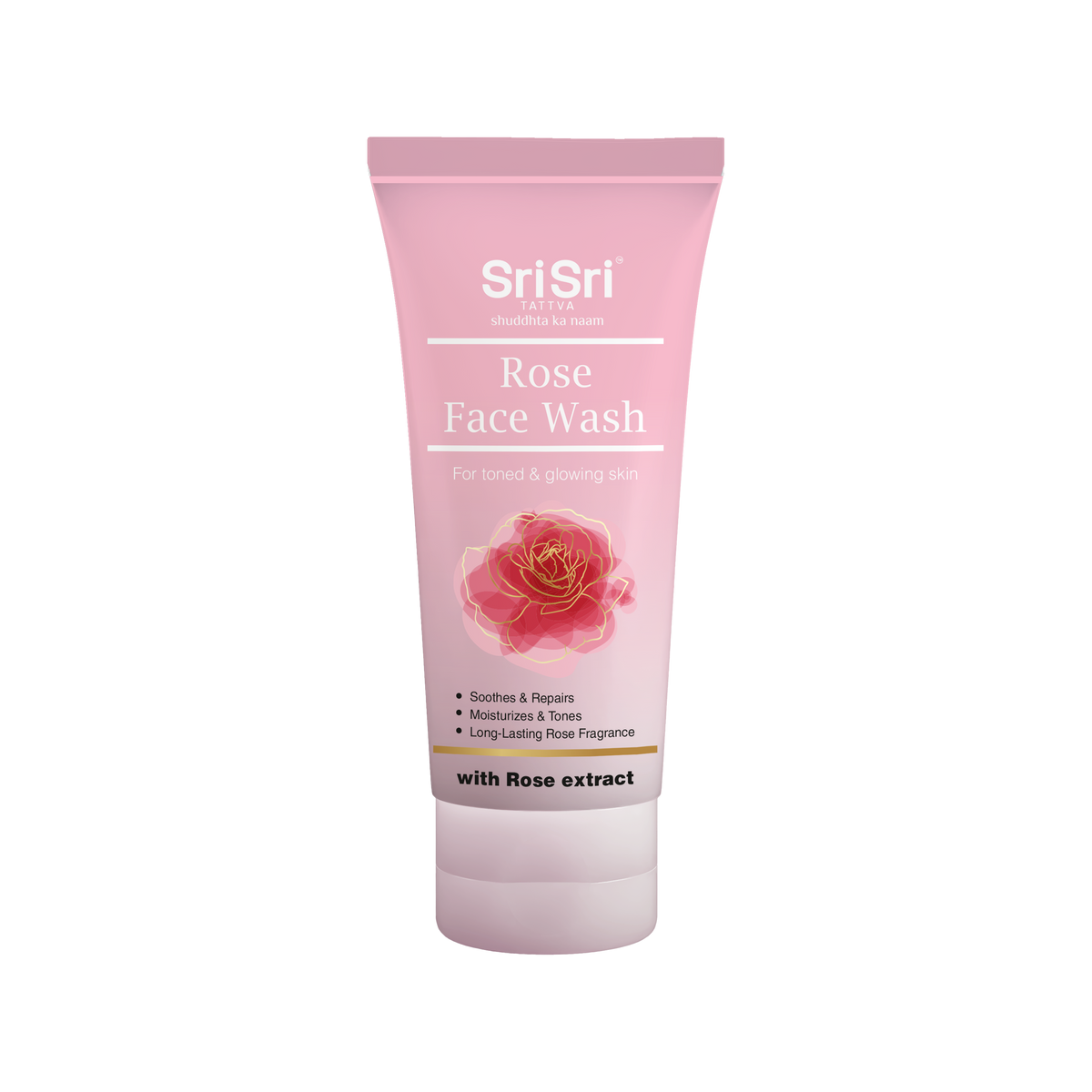 Sri Sri Tattva Rose Face Wash - For Toned & Glowing Skin, 100 ml