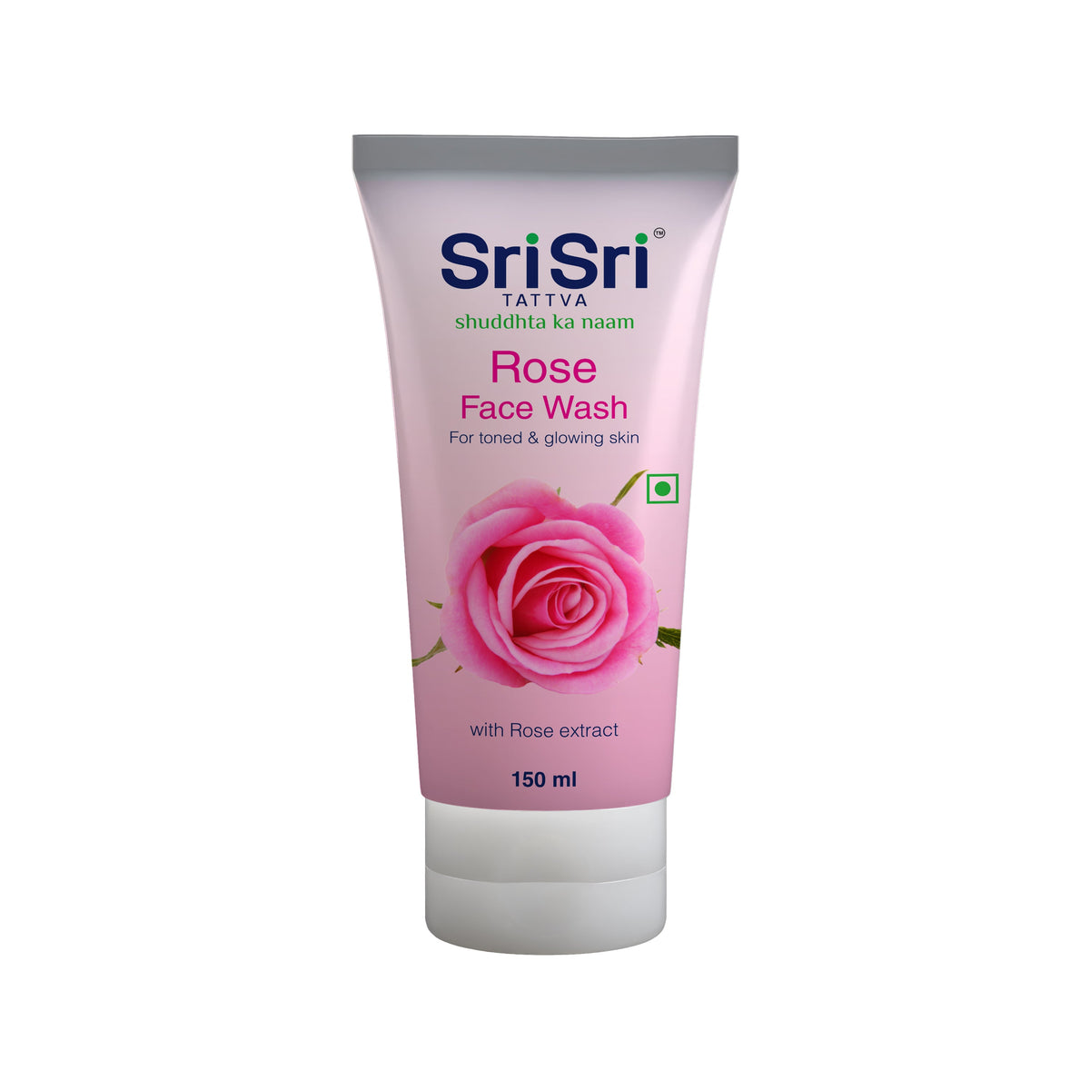 Sri Sri Tattva Rose Face Wash - For Toned & Glowing Skin, 150 ml