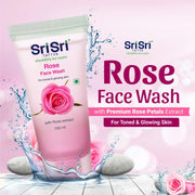 Sri Sri Tattva Rose Face Wash - For Toned & Glowing Skin, 150 ml