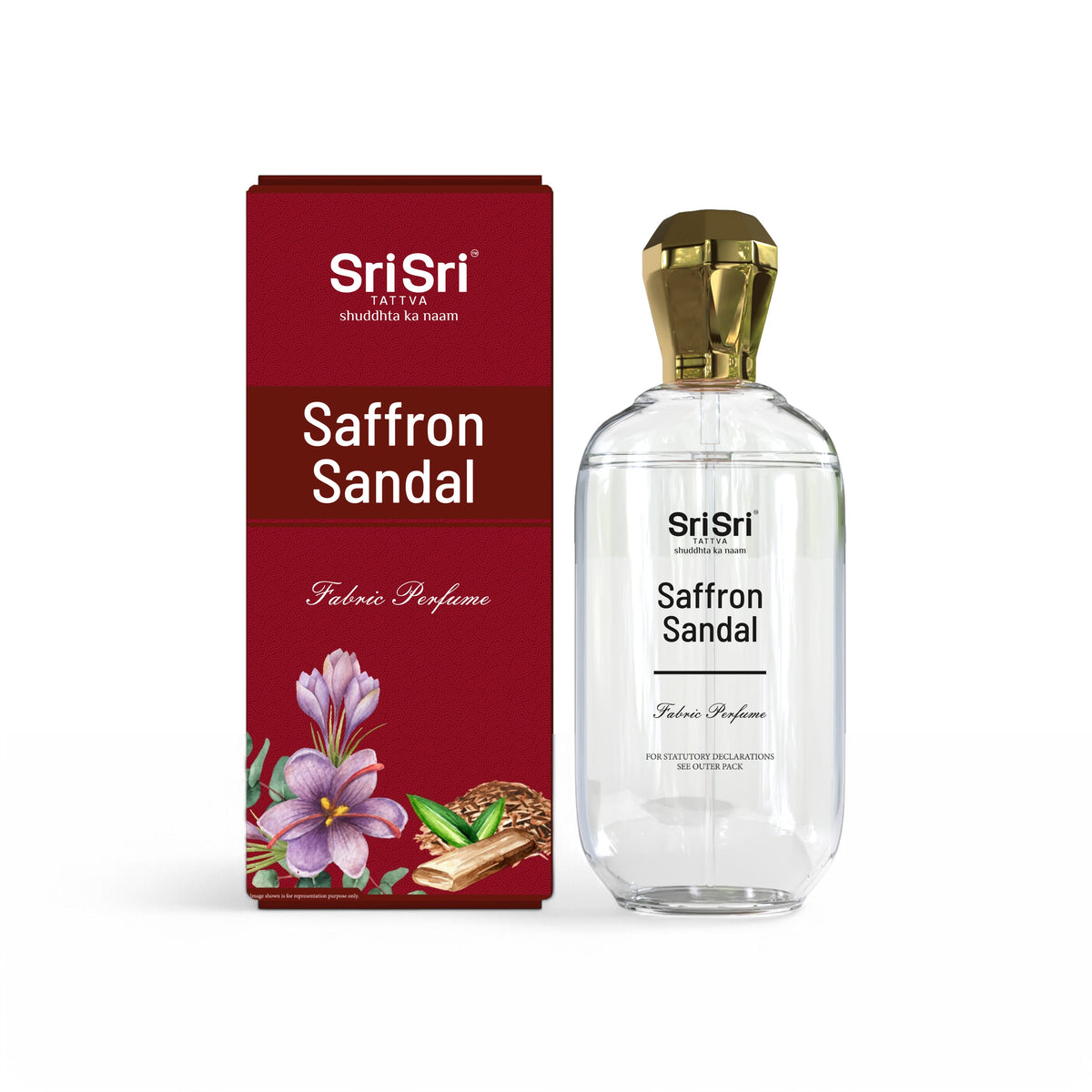 Sri Sri Tattva Saffron Sandal Fabric Perfume | 100 ml