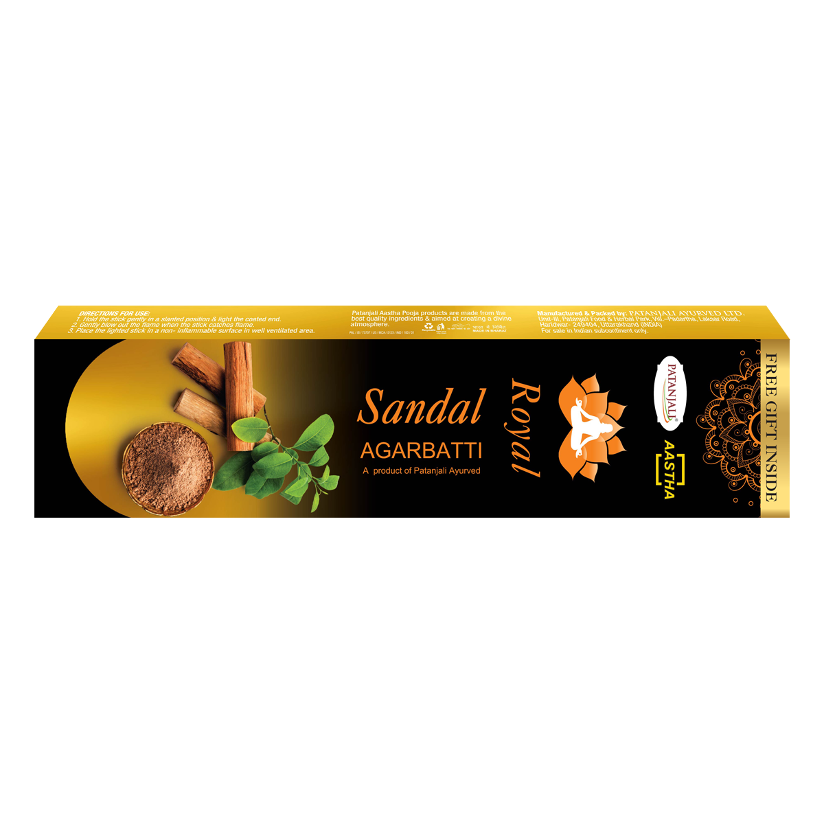Patanjali Aastha Royal Sandal Agarbatti