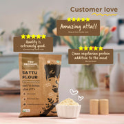 Two Brothers Organic Farms Sattu Atta, Stoneground