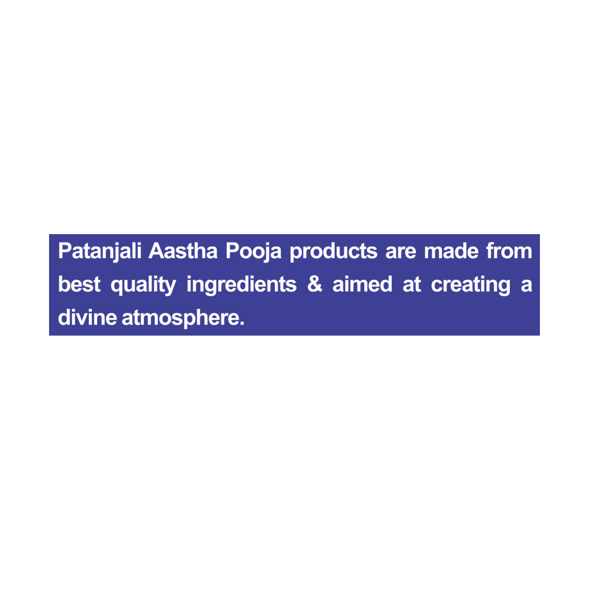 Patanjali Aastha Agarbatti Shanti