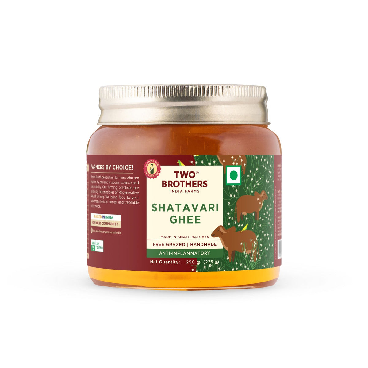 Two Brothers Organic Farms Shatavari Ghee