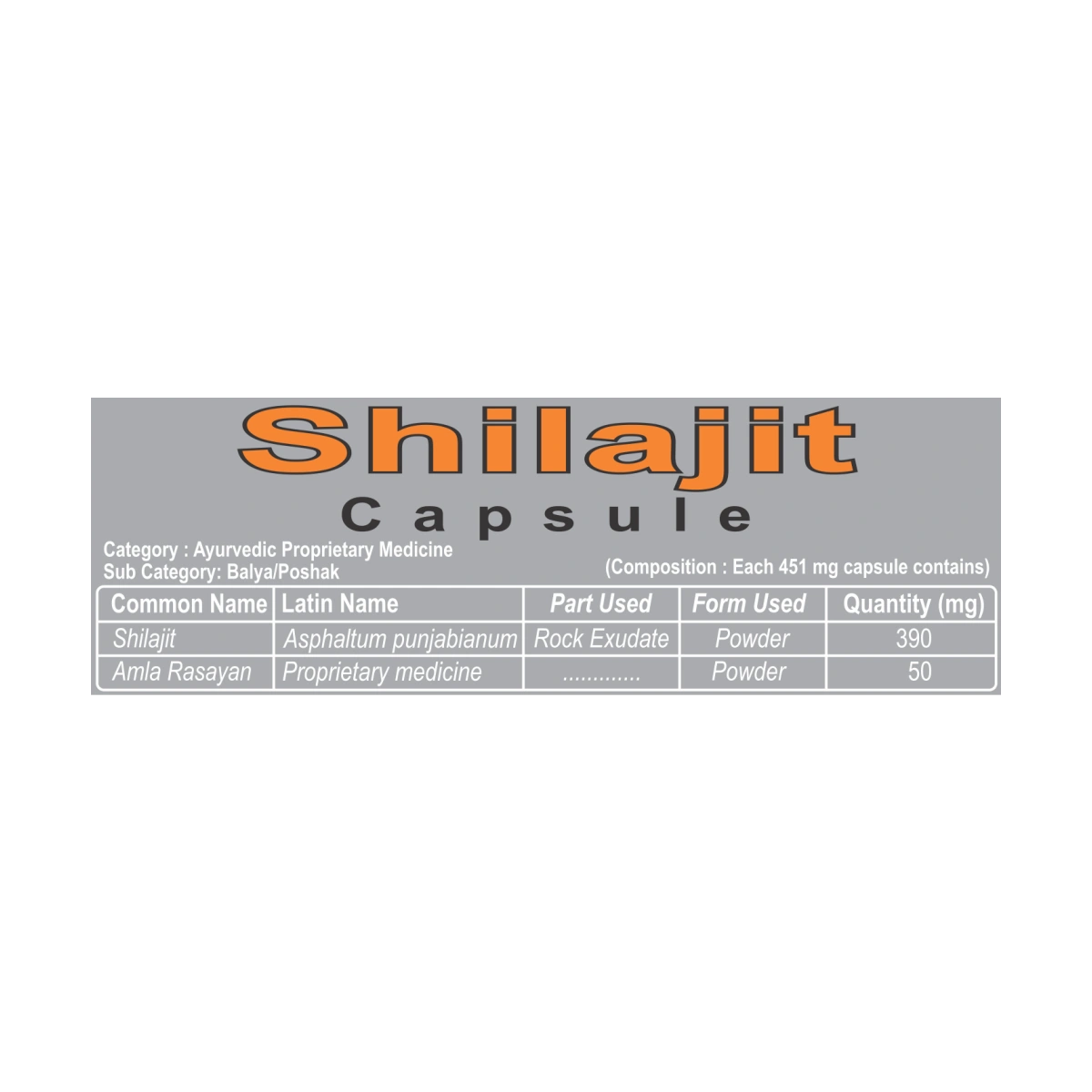 Patanjali Shilajit