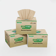 Sri Sri Tattva Eco Kranti – Bamboo Facial Tissue Napkins | 100 Pulls x 3 Packs | 100% Natural & Eco-friendly | Biodegradable, Compostable