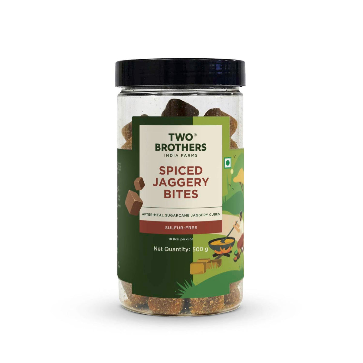 Two Brothers Organic Farms Spiced Jaggery Cubes