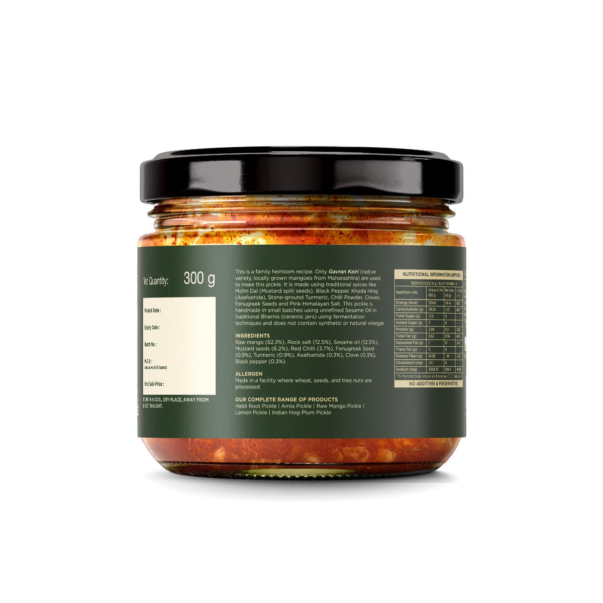 Two Brothers Organic Farms Spicy Mango Pickle