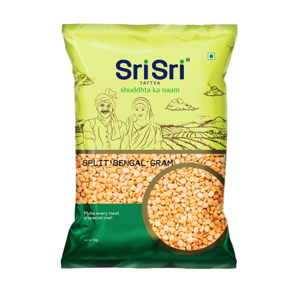 Sri Sri Tattva Chana Dal - Split Bengal Gram, 1 kg