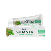 Sri Sri Tattva Sudanta Minty Saunf Gel Toothpaste - Non - Fluoride - 100% Vegetarian, 150 g