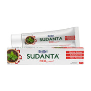 Sri Sri Tattva Sudanta Red Toothpaste - Non - Fluoride - 100% Vegetarian, 200 g