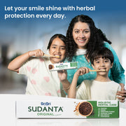 Sri Sri Tattva Sudanta Original Toothpaste | Non - Fluoride | 100% Vegetarian | 200 g