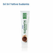 Sri Sri Tattva Sudanta Original Toothpaste - Non - Fluoride - 100% Vegetarian, 100 g