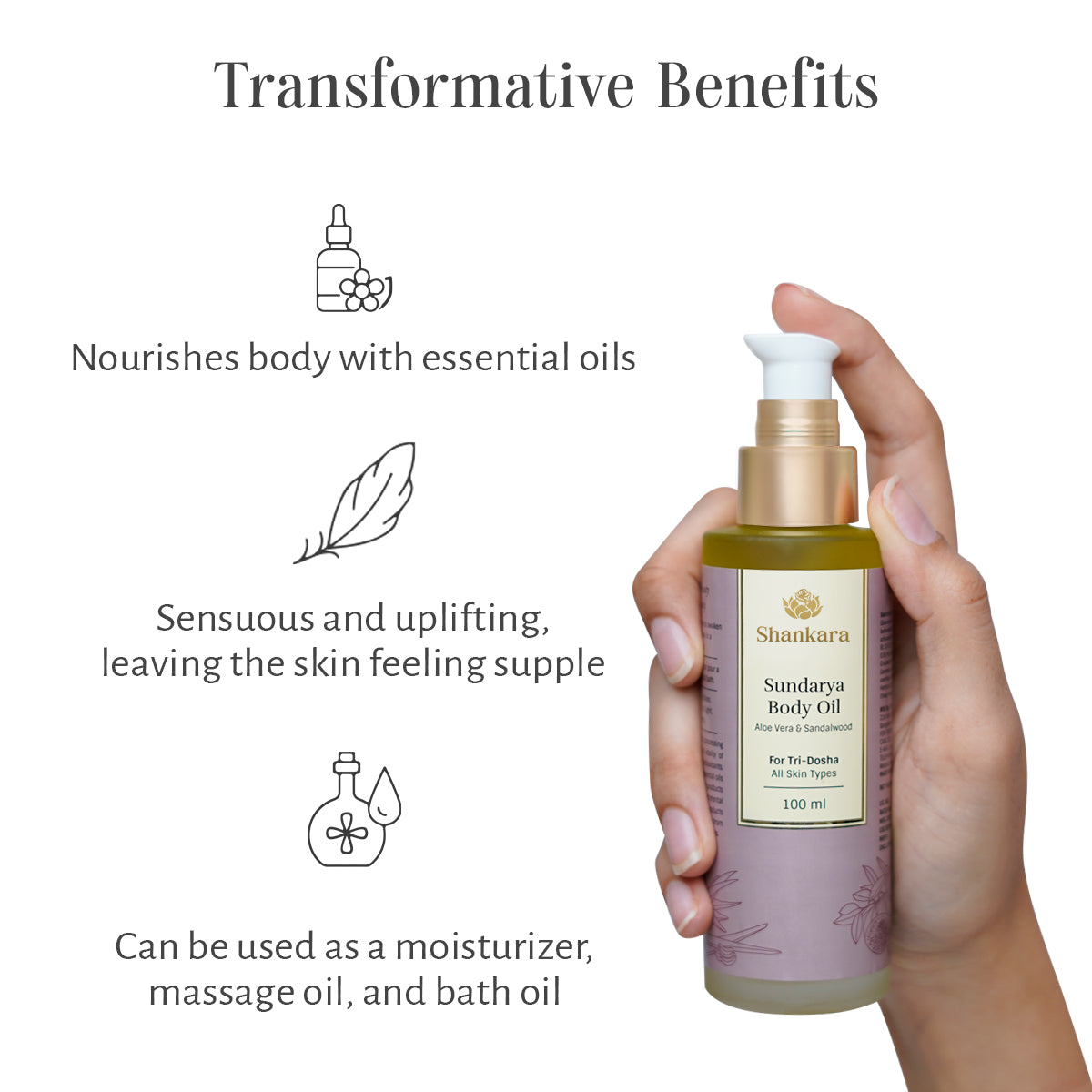 Sri Sri Tattva Sundarya Body Oil, by Shankara - 100 ml