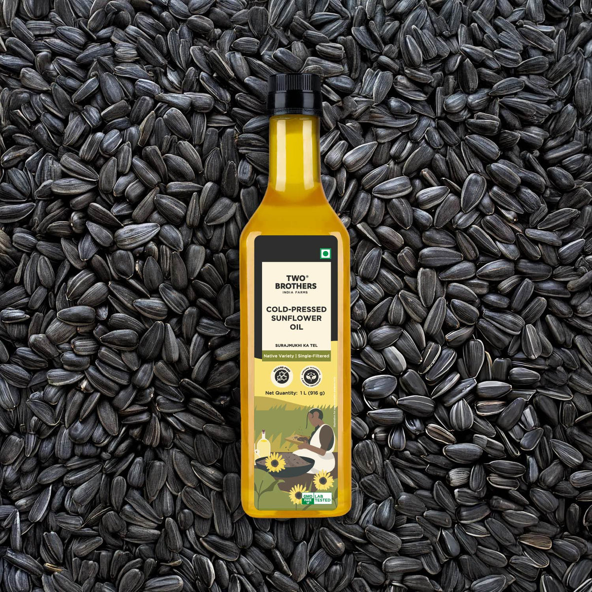 Two Brothers Organic Farms Sunflower Oil I Cold-Pressed