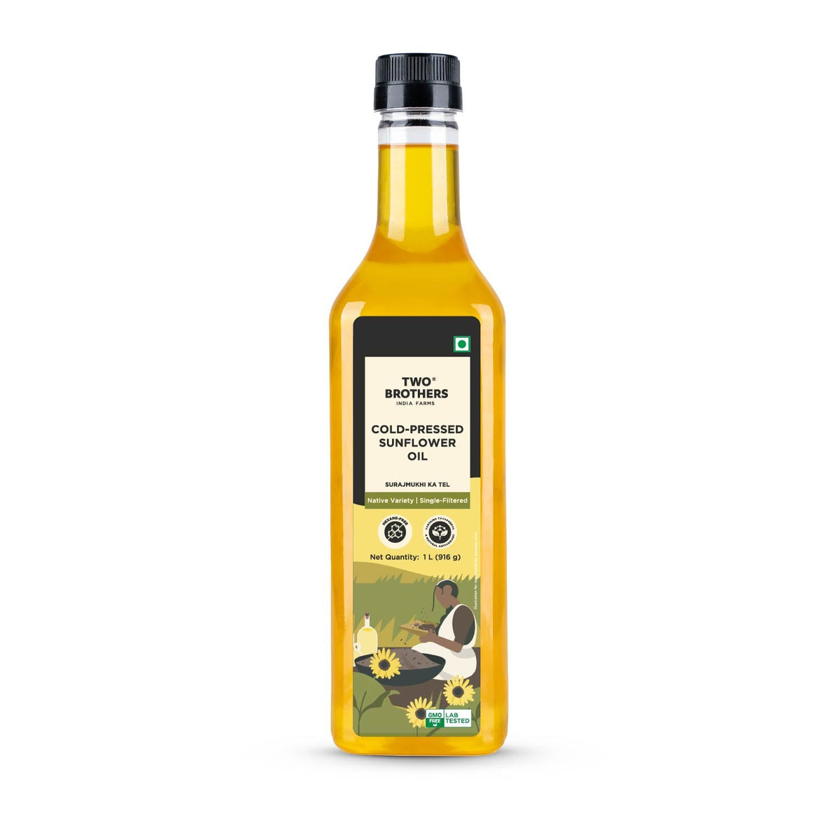 Two Brothers Organic Farms Sunflower Oil I Cold-Pressed